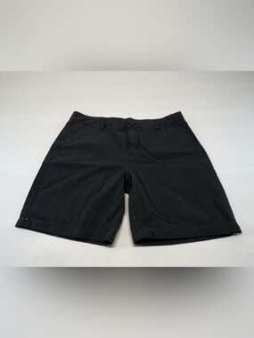 Gotcha Men's Flat-Front Black Shorts - Classic Chino Everyday Style Size 34